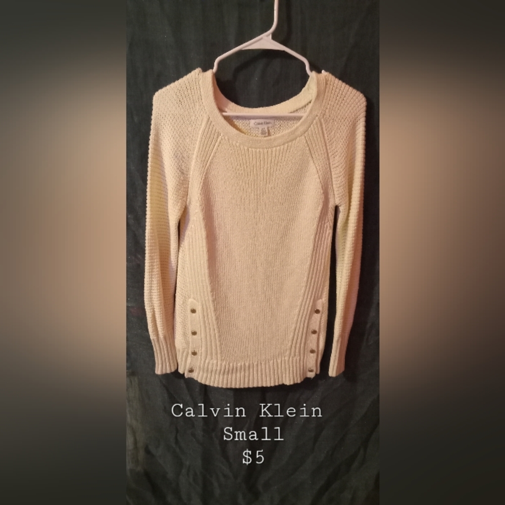Calvin Klein Ivory Sweater